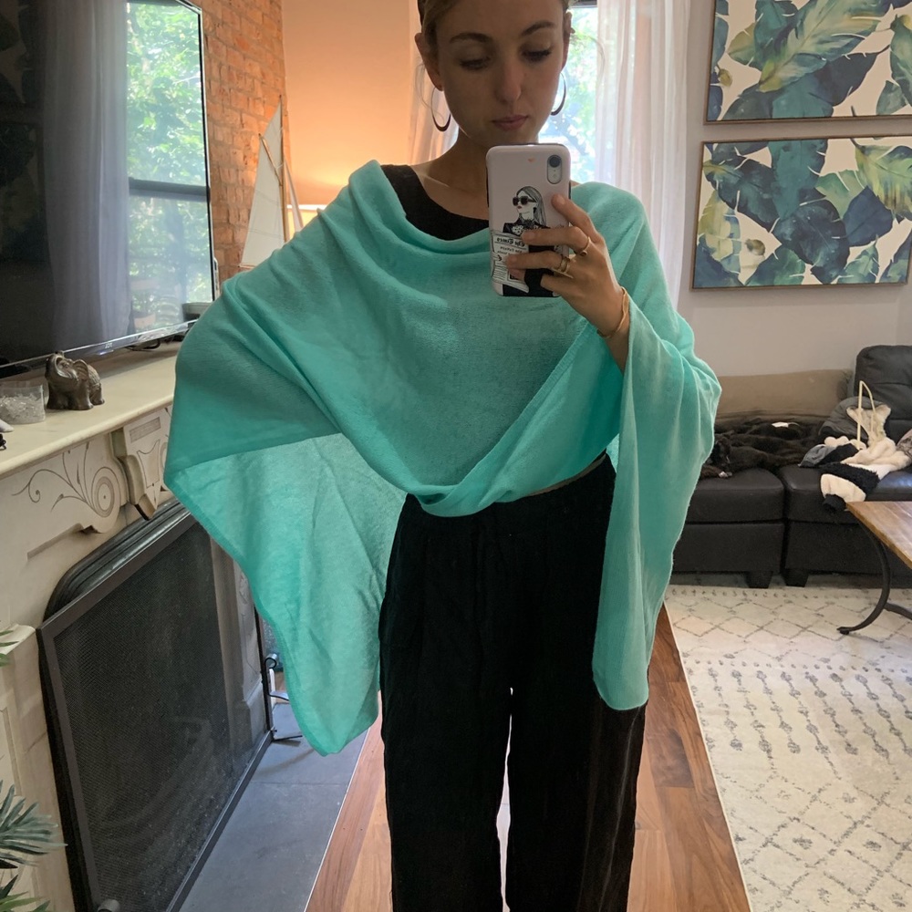 Cashmere Dress Topper Poncho